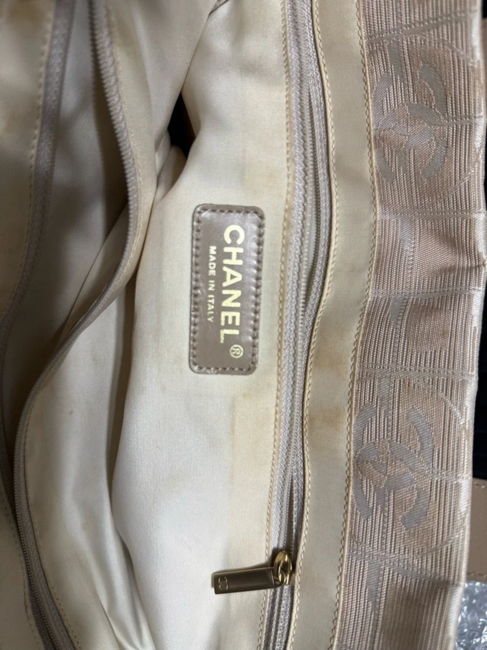 Chanel Beige Travel Tote Bag with COA - Picture 7 of 16